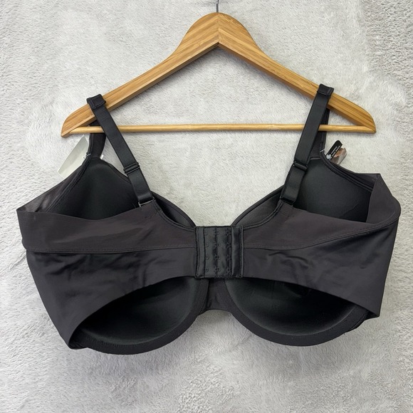 Bali Womens Bra 42DDD Black Style DF6548 Smoothing Underwire Mesh Breathable - Picture 8 of 12